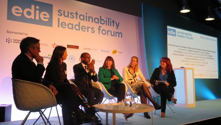 ClimateCare’s chief executive Vaughan Lindsay was speaking on day one of the Sustainability Leaders Forum